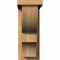 Ekena Millwork Ridgewood Smooth Corbel w/Backplate, Western Red Cedar, 5 1/2"W x 14"D x 14"H COR06X14X14RID01SWR - alternate 4